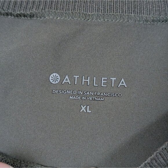 Athleta Rincon Sleeveless Dress Gray Women's Size XL Athleisure Minimalist - Picture 5 of 7